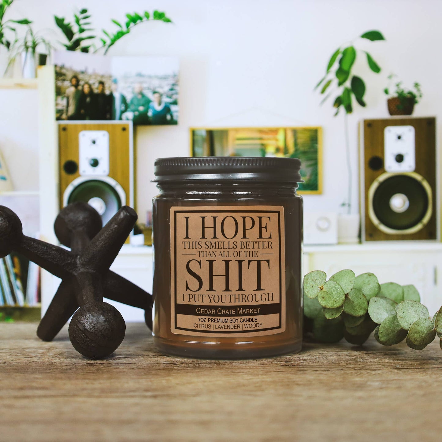 I Hope This Smells Better Than All The Shit Amber Jar