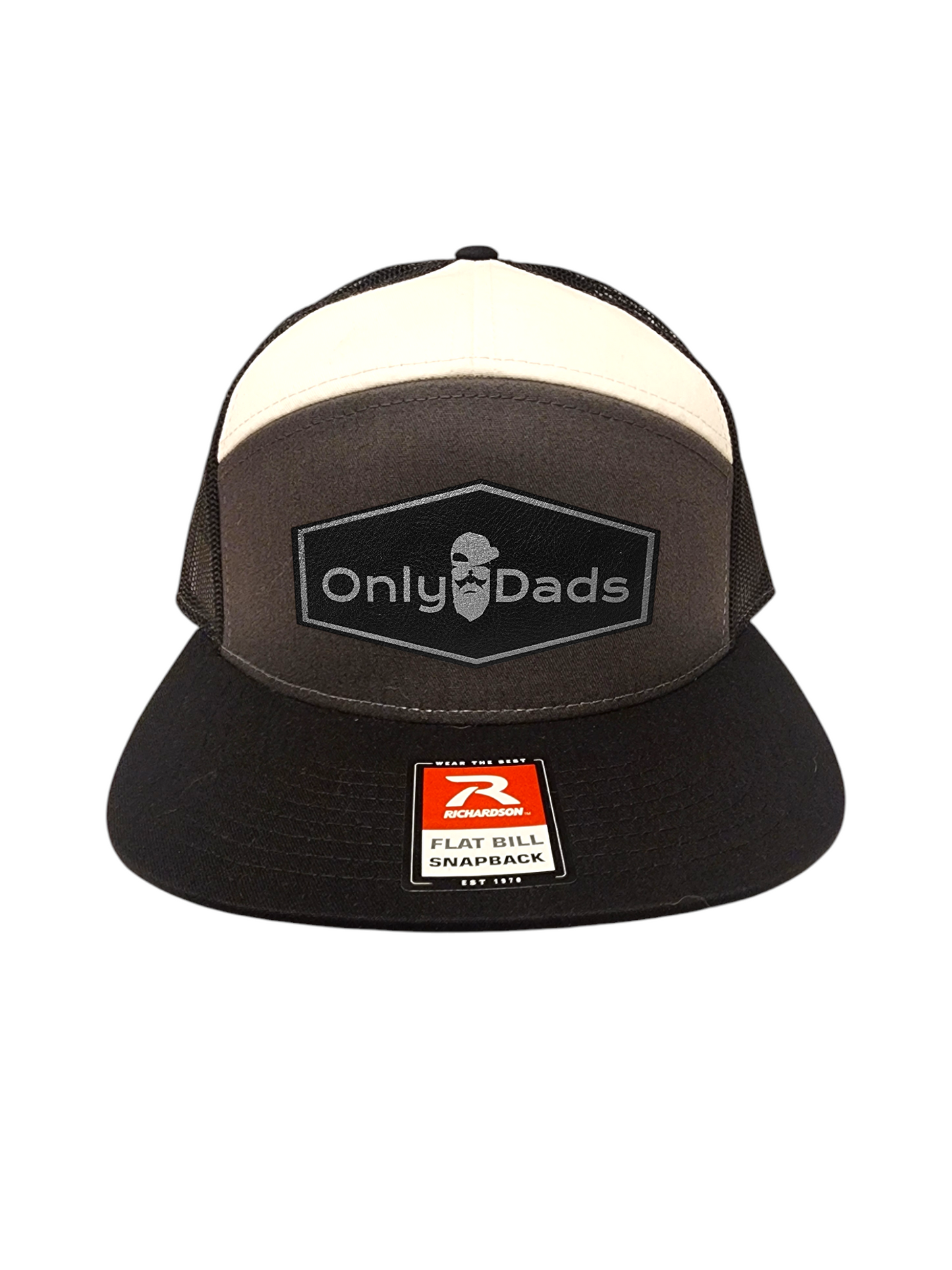 Richardson 168 7 Panel Trucker with Hexagon Patch