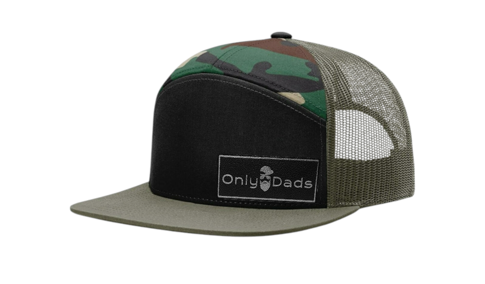Richardson 168 7 Panel Trucker with Rectangular Patch
